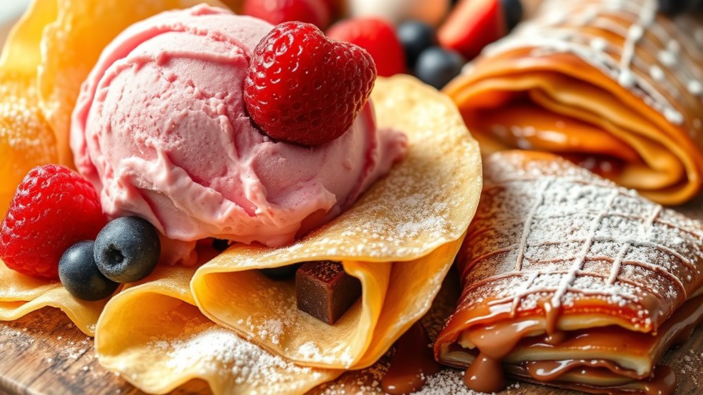 european dessert and gelato flavors