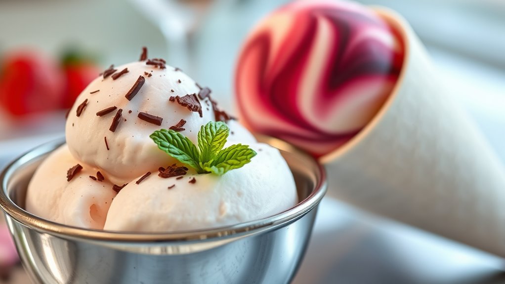 frozen dessert texture comparison