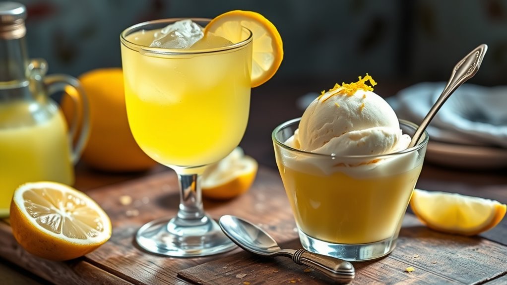 gelato and limoncello pairing