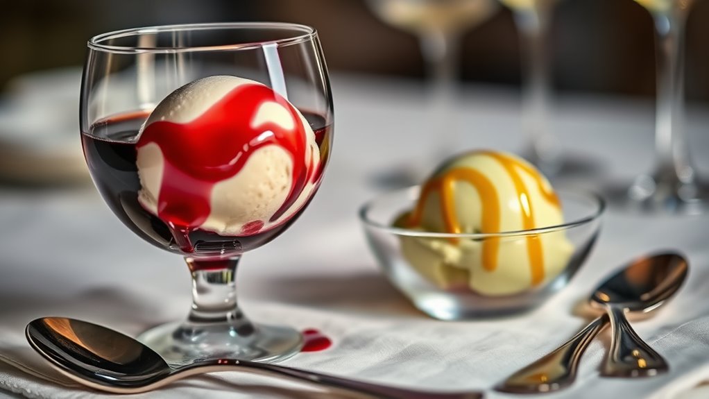 gelato and wine pairing