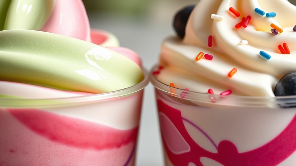 gelato versus frozen yogurt