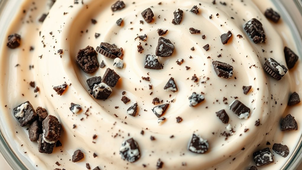 homemade crunchy oreo gelato