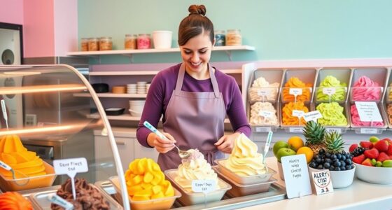 inclusive allergen safe gelato