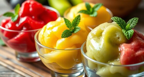 italian fruit sorbet craft