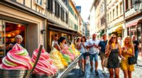italian immigrants popularize gelato