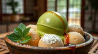 japanese inspired flavored desserts
