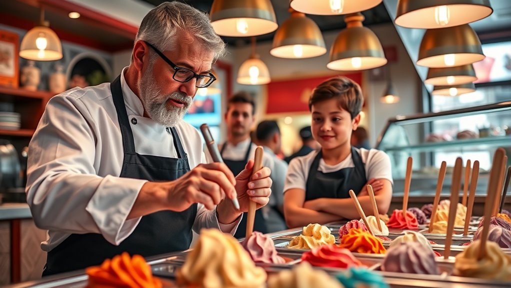 mentorship in gelato making