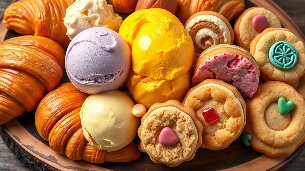 pairing gelato with sweets