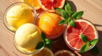 refreshing summer citrus gelato