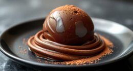 rich dairy free chocolate sorbet