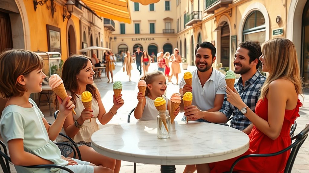 sharing summer gelato memories