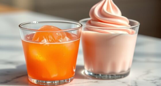 sorbetto and gelato comparison