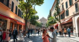 sunday walk with gelato