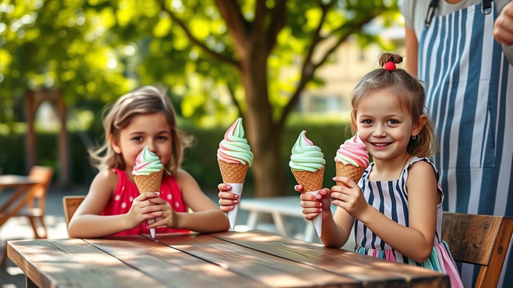 teaching children proper gelato manners