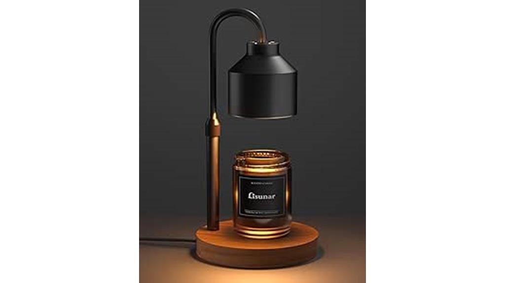 adjustable electric candle warmer