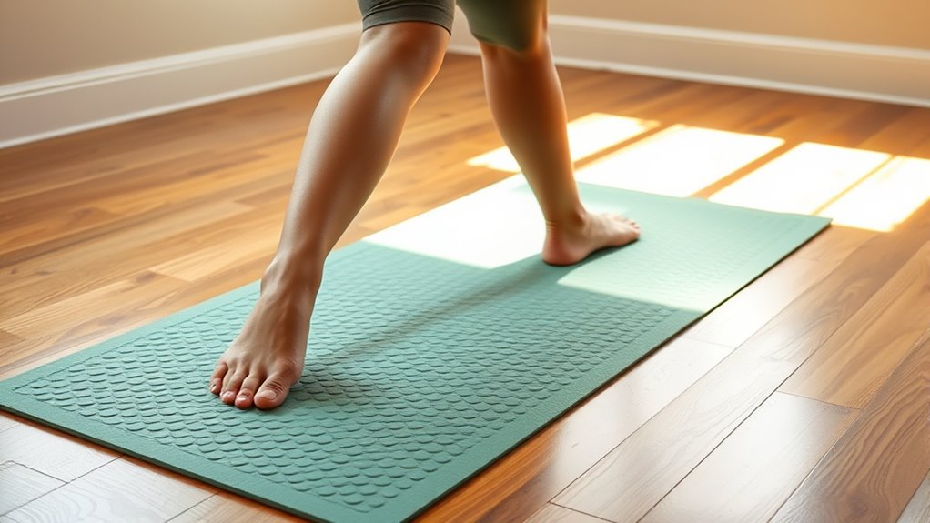 choosing safe comfortable yoga mat