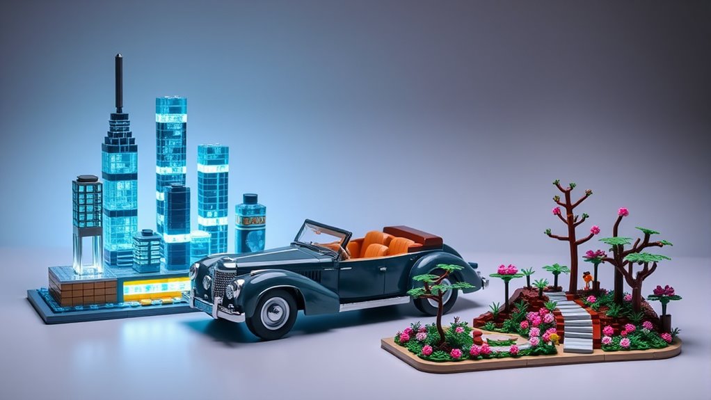 elegant intricate lego collections
