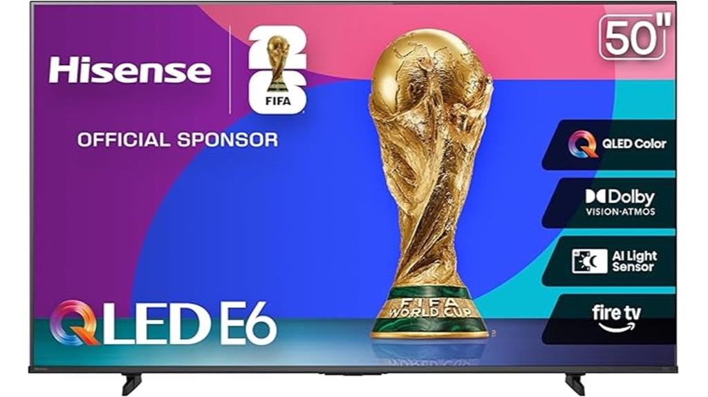 hisense 50 inch qled tv