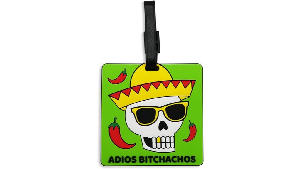 humorous travel luggage tag
