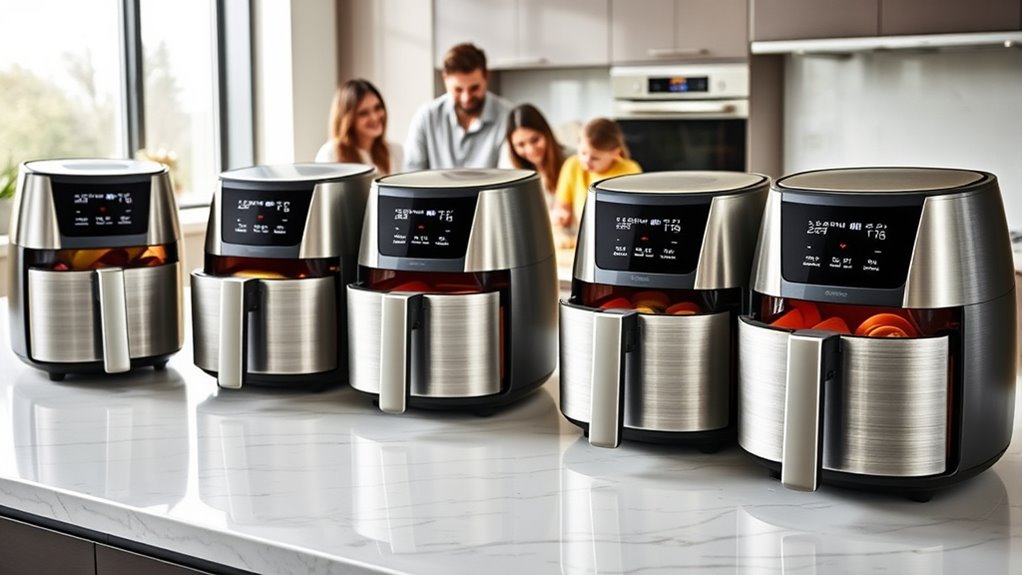 large family air fryer options