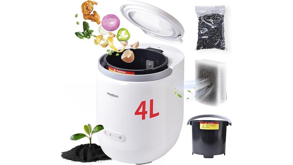 smart 4l indoor compost bin