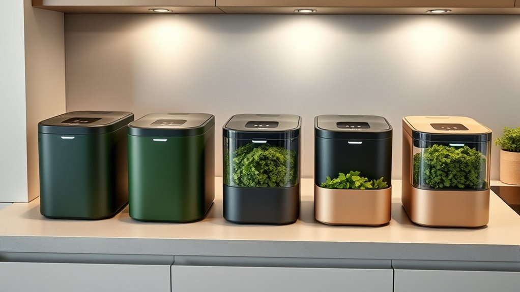 top electric kitchen compost bins