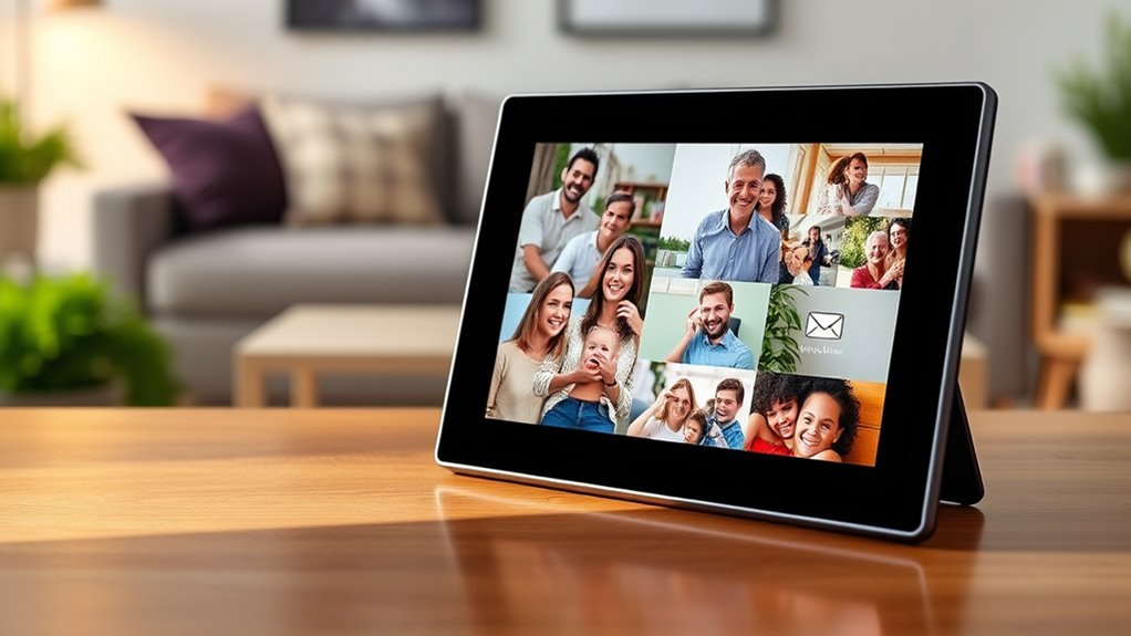 top email enabled digital frames