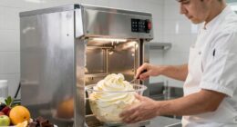 batch freezer gelato production