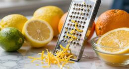 citrus zesters enhance gelato