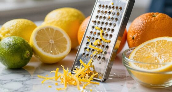 citrus zesters enhance gelato
