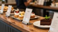 cleaner dessert counter organization