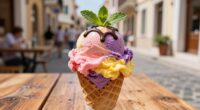 colorful tempting portable treat