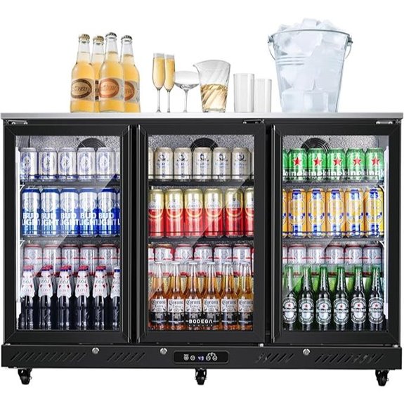 commercial beverage cooler