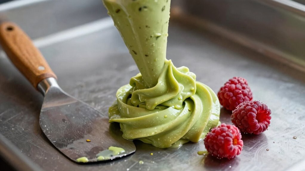 contrast enhances gelato texture