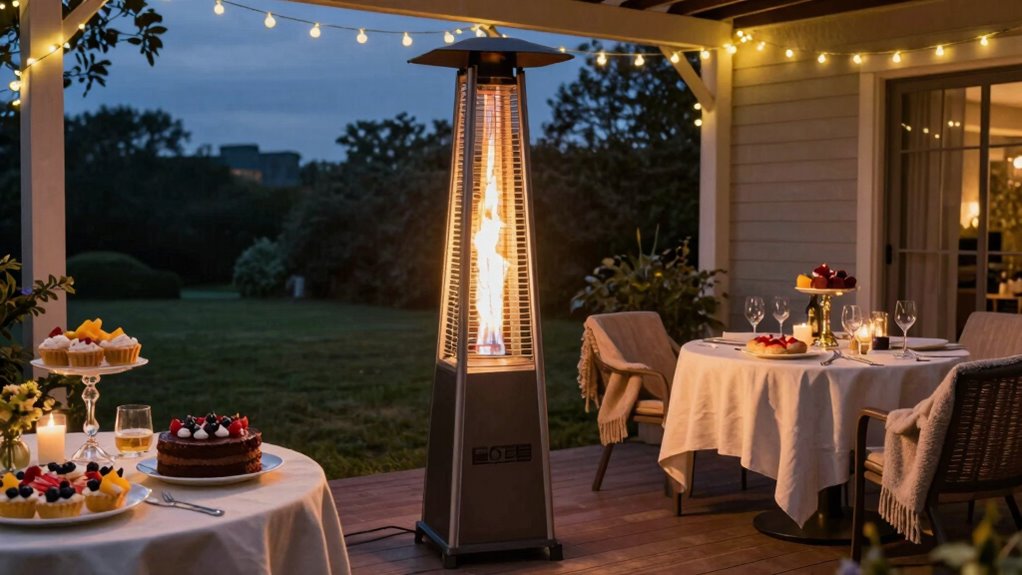 cozy outdoor dessert gatherings