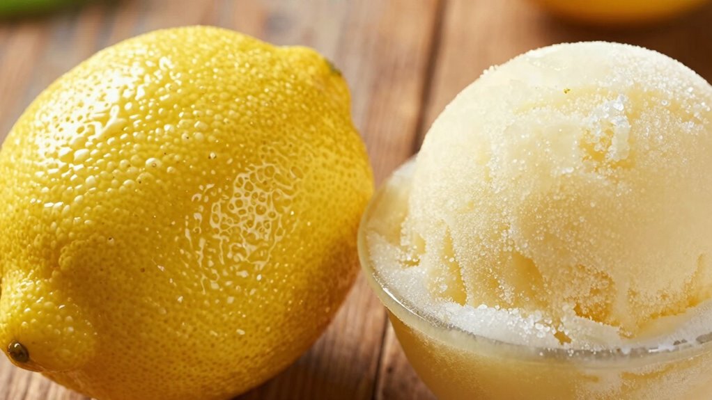 creamy versus icy texture