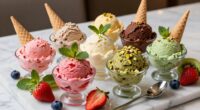 create an inviting gelato display