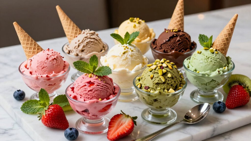 create an inviting gelato display