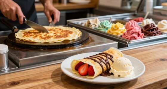 crepes and gelato synergy