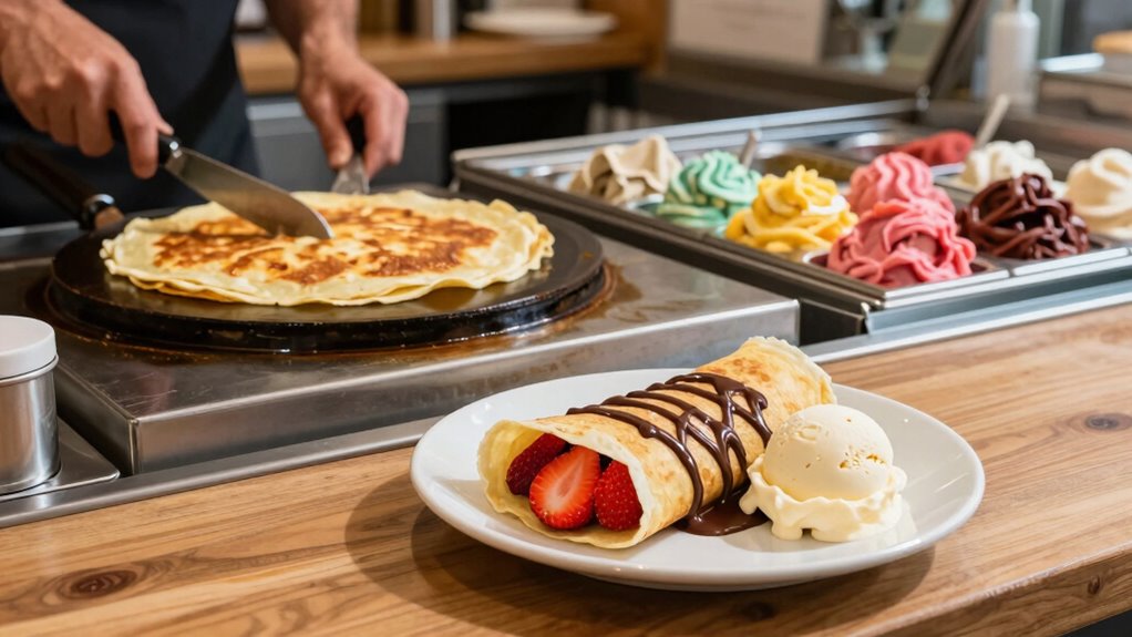 crepes and gelato synergy