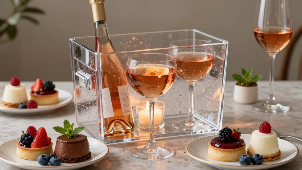 dessert and wine cooler pairing