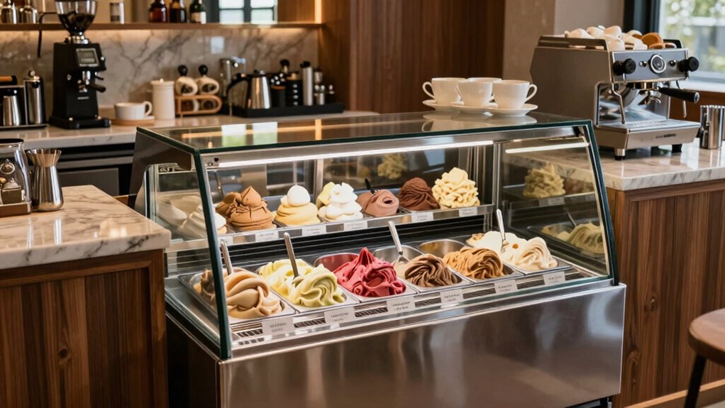 efficient affogato bar setup