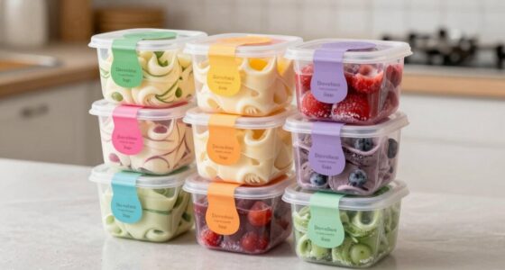 efficient frozen dessert organization