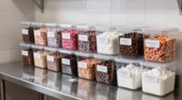 efficient organization for desserts