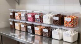 efficient organization for desserts
