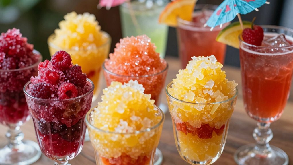 elegant frozen summer delights