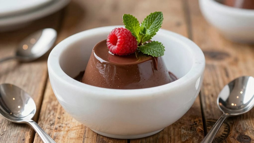 elevated dessert presentation style