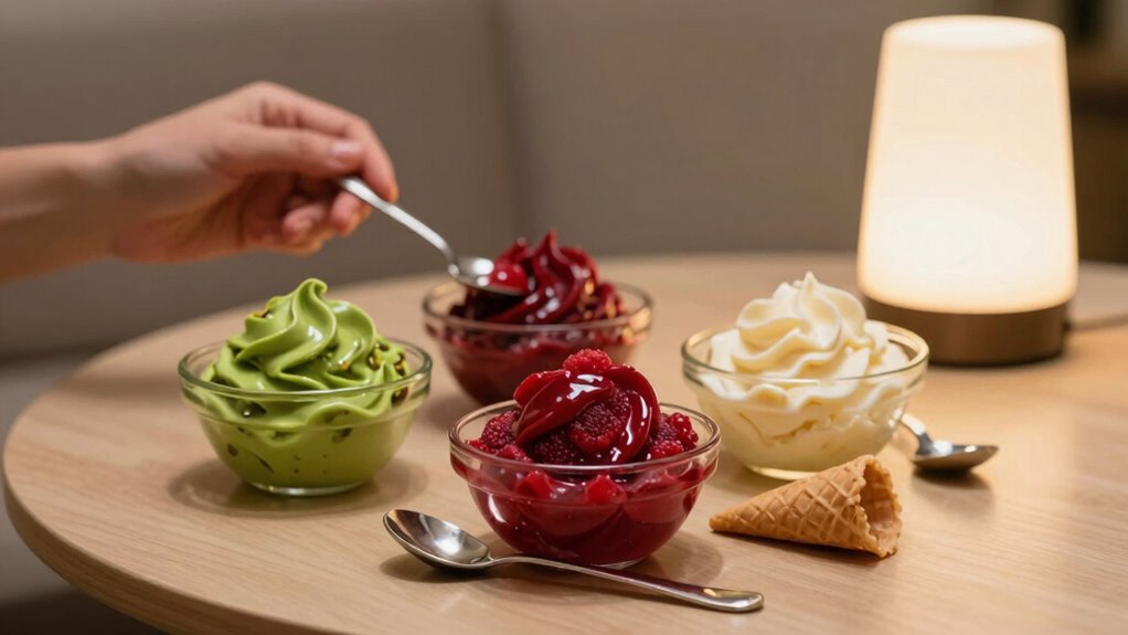 enhance at home gelato tasting