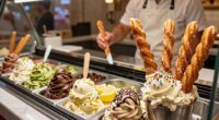 enhancing gelato with churros