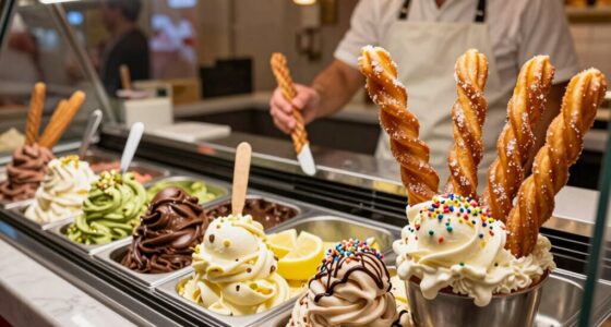 enhancing gelato with churros